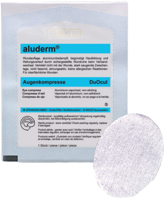 ALUDERM Augenkompressen DuOcul steril - 1St