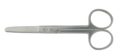 VERBANDSCHERE stumpf/stumpf 13 cm rostfrei - 1St