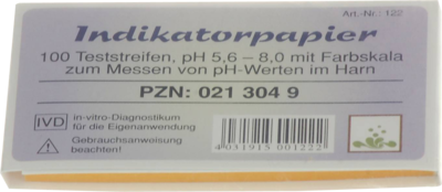 INDIKATORPAPIER Teststreifen - 100St