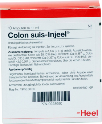 COLON SUIS Injeel Ampullen - 10St