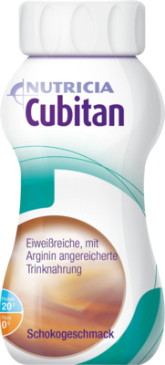 CUBITAN Schokoladengeschmack Trinkflasche - 4X200ml - Für Frauen & Männer