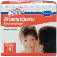STRAMPELPETER Flockenwindeln Saugstärke 1 - 56St - Windeln