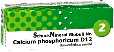 SCHUCKMINERAL Globuli 2 Calcium phosphoricum D 12 - 7.5g