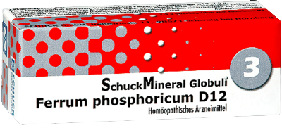 SCHUCKMINERAL Globuli 3 Ferrum phosphoricum D12 - 7.5g