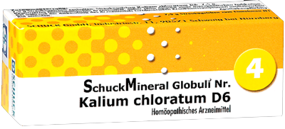 SCHUCKMINERAL Globuli 4 Kalium chloratum D6 - 7.5g