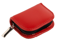 TASCHENAPOTHEKE 10er Rindleder mini 1,5 g Gl.rot - 1St