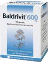BALDRIVIT 600 mg überzogene Tabletten - 100St - Unruhe & Schlafstörungen