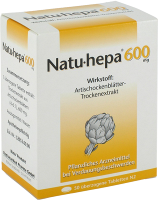 NATU HEPA 600 mg überzogene Tabletten - 50St