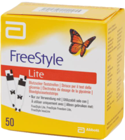 FREESTYLE Lite Teststreifen ohne Codieren - 50St - Blutzuckerteststreifen
