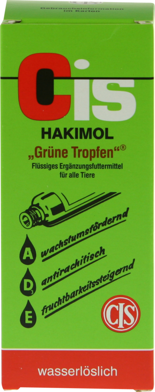 HAKIMOL grüne wasserlösl.Tropfen vet.