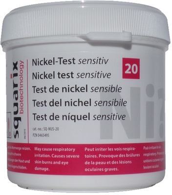 NICKEL Test sensitiv