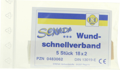 SENADA Wundschnellverband 2x18 cm - 5St