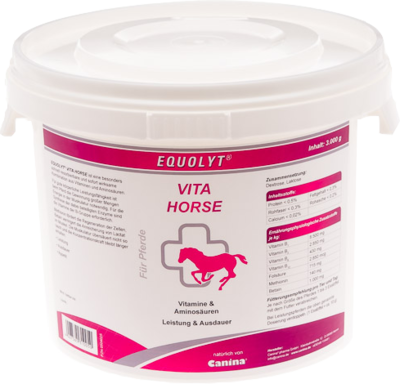 EQUOLYT Vita Horse Pulver - 3kg - Vitamine & Mineralstoffe
