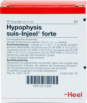 HYPOPHYSIS SUIS Injeel forte Ampullen - 10St