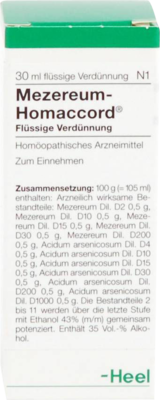 MEZEREUM HOMACCORD Tropfen - 30ml