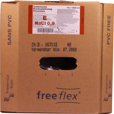 ISOTONISCHE Kochsalzlösung Fresenius freeflex - 10X1000ml - Kochsalzlösungen