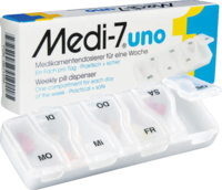 MEDI 7 uno Medikamentendosierer für 7 Tage weiß - 1St - Homecare