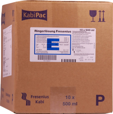 RINGER LÖSUNG Fresenius Plastik - 10X500ml