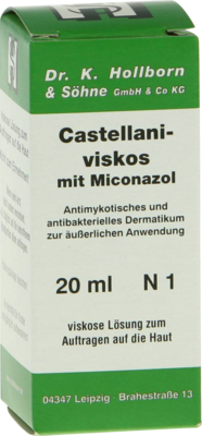 CASTELLANI viskos m. Miconazol Lösung - 20ml