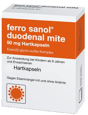FERRO SANOL duodenal mite 50 mg magensaftr.Hartk.