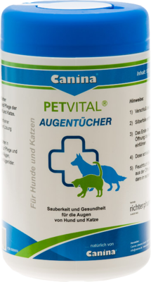 PETVITAL Feuchttücher f.Augen vet. - 120St - Augen, Ohren & Zähne