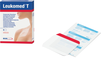LEUKOMED transp.sterile Pflaster 5x7,2 cm - 5St