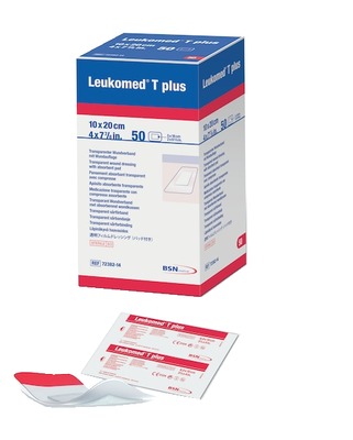 LEUKOMED transp.plus sterile Pflaster 5x7,2 cm