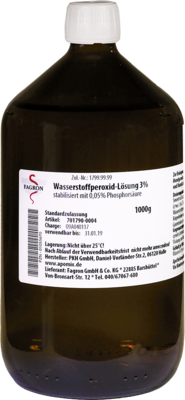 WASSERSTOFFPEROXID Lösung 3% - 1000g