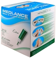 MEDLANCE plus Extra Sicherheitslanz.21 G 2,4mm - 200St