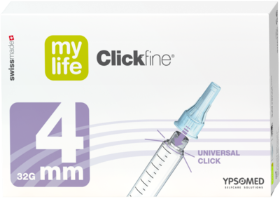 MYLIFE Clickfine Pen-Nadeln 4 mm 32 G - 100St