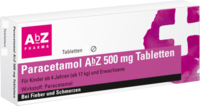 PARACETAMOL AbZ 500 mg Tabletten - Schmerzen und Fieber