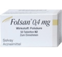 FOLSAN 0,4 mg Tabletten - 50St - Vitamine & Stärkung