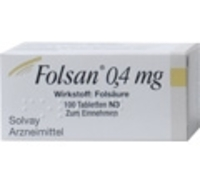 FOLSAN 0,4 mg Tabletten - 100St - Folsäure