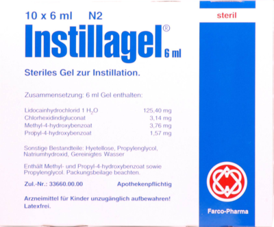INSTILLAGEL - 10X6ml - Lokalanästhetika
