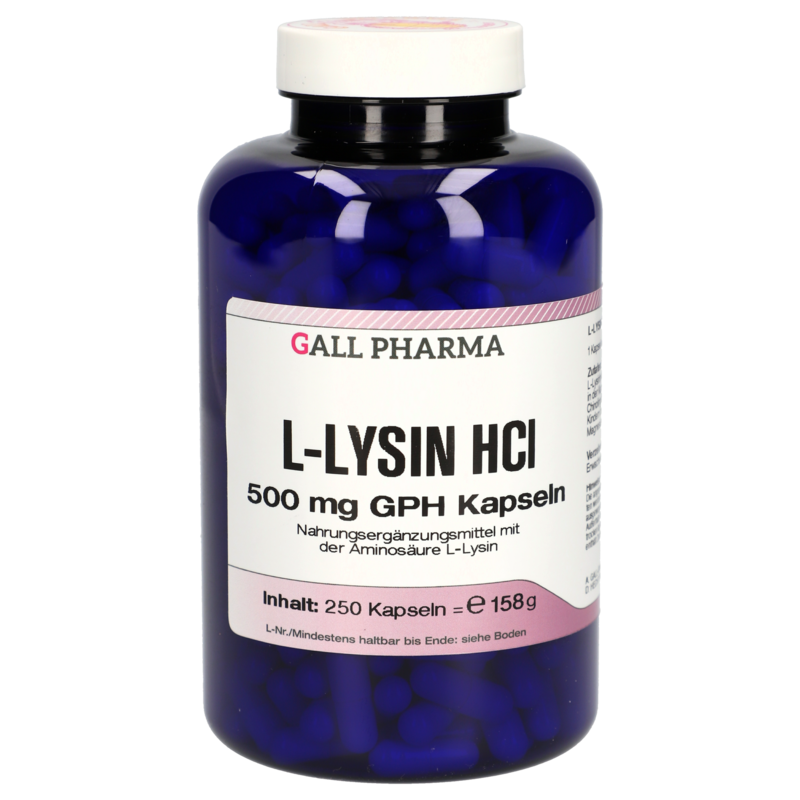 L-LYSIN 500 mg Kapseln