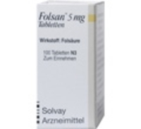 FOLSAN 5 mg Tabletten - 100St - Folsäure
