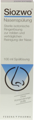 SIOZWO Nasenspülung Konservierungsstofffrei - 100ml - Nasenpräparate