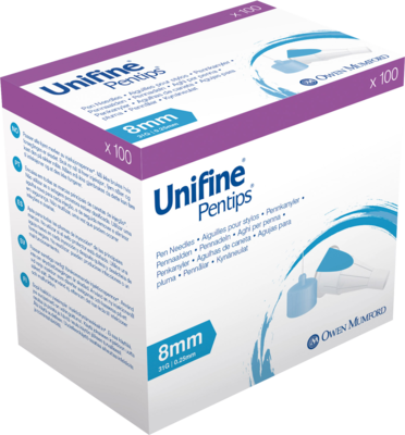 UNIFINE Pentips Kanüle 31 G 8 mm - 100St