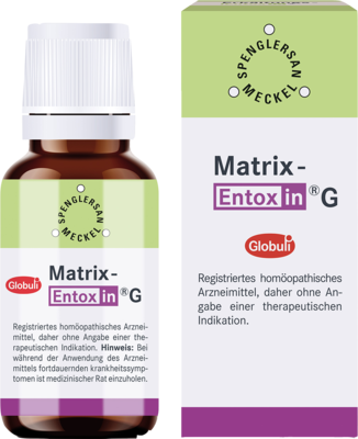 MATRIX-Entoxin G Globuli - 10g