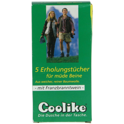 COOLIKE Erholungstuch.f.müde Beine m.FBW - 5St