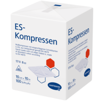 ES-KOMPRESSEN unsteril 10x10 cm 8fach - 100St - Kompressen