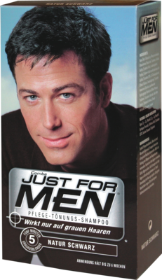 JUST for men Tönungsshampoo schwarz - 60ml - Tönung/Farbe