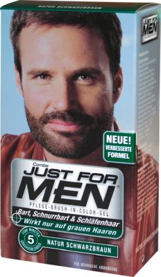 JUST for men Brush in Color Gel schwarzbraun - 28.4ml - Tönung/Farbe