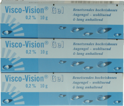 VISCO-Vision Gel - 3X10g - Trockene Augen