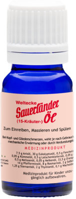 SAUERLÄNDER 15 Kräuter Öl - 35ml