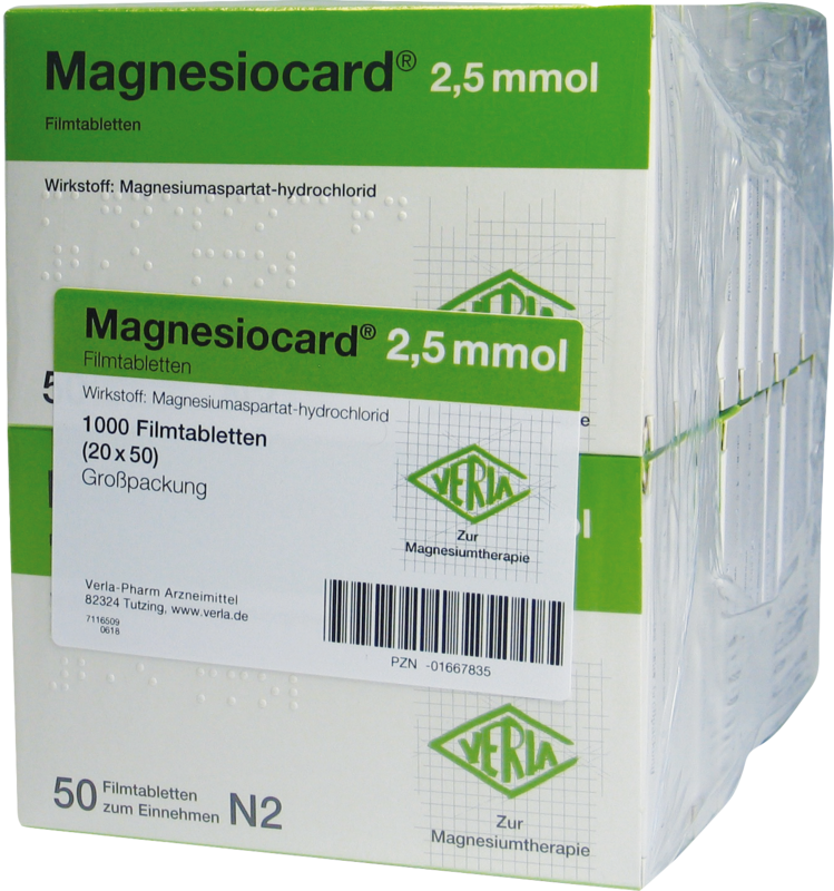 MAGNESIOCARD 2,5 mmol Filmtabletten