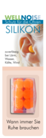 WELLNOISE Ohrenstopfen orange Blister - 3X2St - Ohrschutz