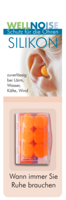 WELLNOISE Ohrenstopfen orange Blister - 3X2St