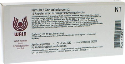 PRIMULA/CONVALLARIA comp.Ampullen - 10X1ml