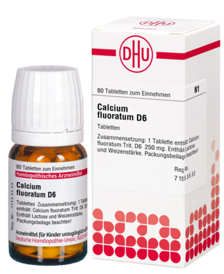 CALCIUM FLUORATUM D 6 Tabletten - 80St - B - C